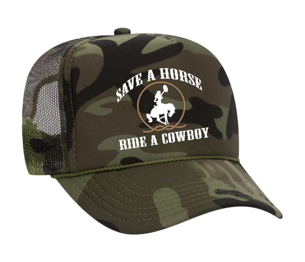 the "save a horse" trucker (camo)